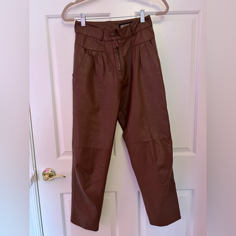 Vintage leather pants